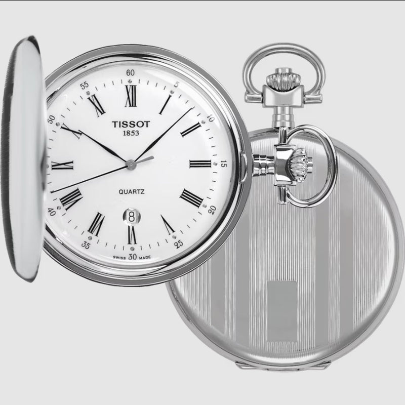 Tissot - Montre de poche Savonnette Quartz (T83655313)