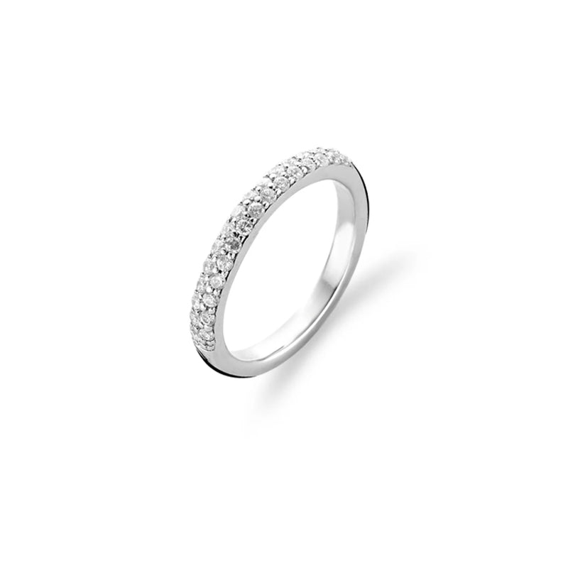 Bague TI SENTO - Argent, zircons (1414ZI)