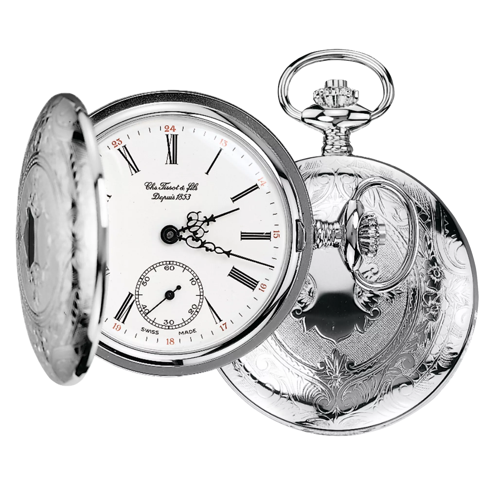 Tissot - Montre de poche Savonnette Méchanique (T83640113)