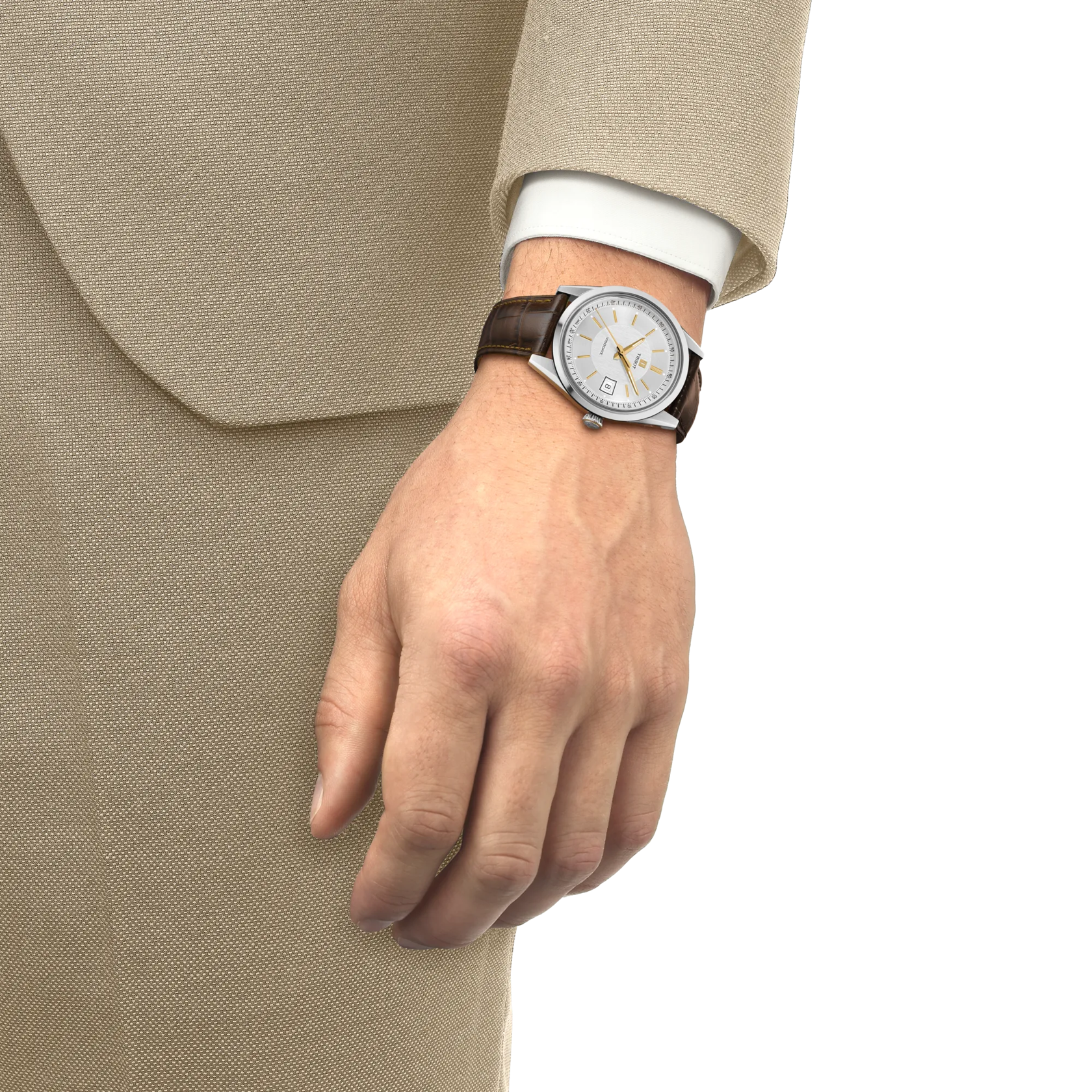 Tissot - Visodate 39MM Powermatic 80 (T1574071603100)