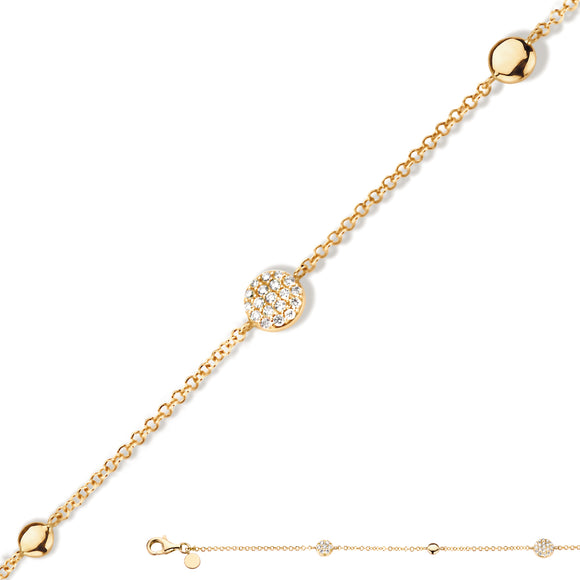 Bracelet One More - Eolo Or Jaune et Diamants (061265A)