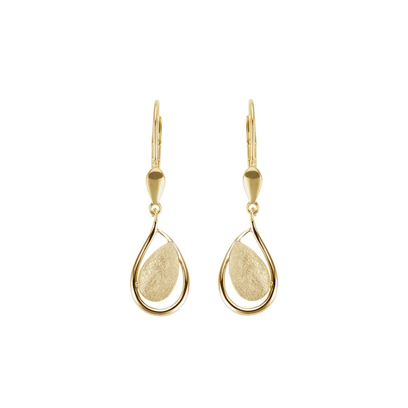 Boucles d'oreilles pendantes - Or Jaune (066679)