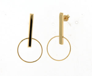 Boucles d'oreilles pendantes - Or Jaune (066845)