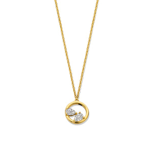 Collier avec motif - Or Jaune, Diamants (068477A)