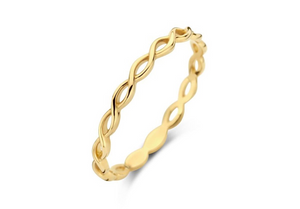 Blush - Bague motif infini - Or Jaune 14k (1220YGO)