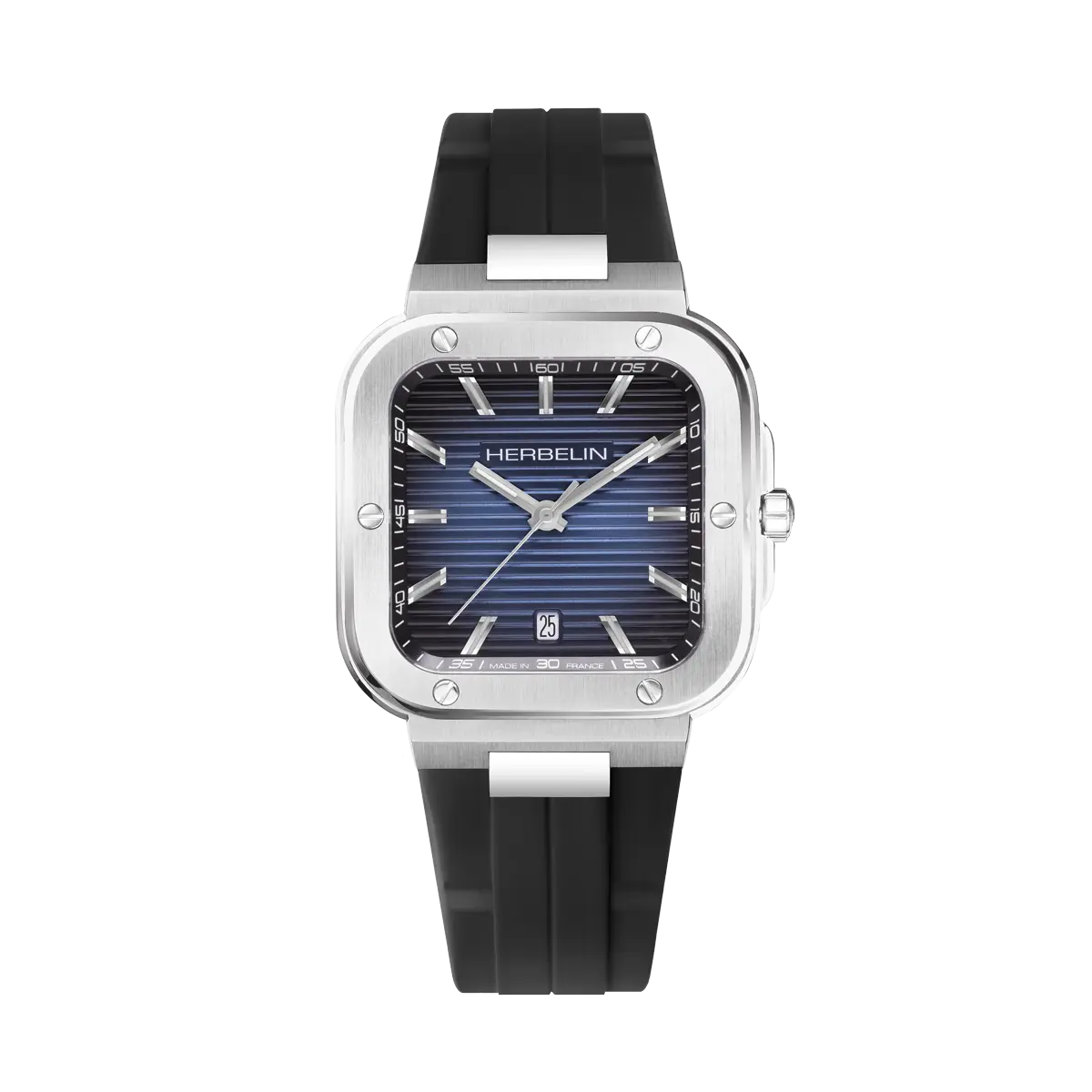 Herbelin - Cap Camarat Square et FKM Noir (12246A15CA)