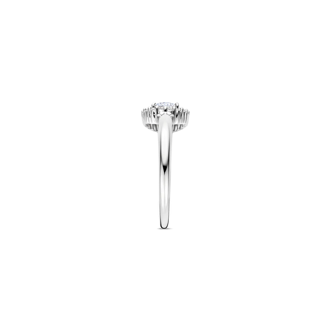 Bague TI SENTO - Argent, zircons (12416ZI)