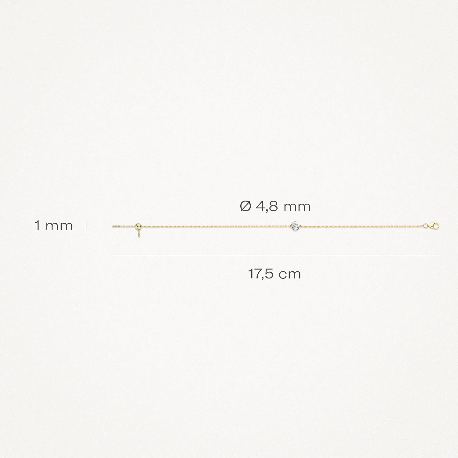 Blush - Bracelet - Or Jaune 14k, zircon (2167YZI)