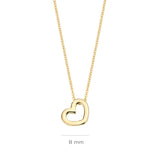 Blush - Collier Cœur - Or Jaune 14k (3081YGO)