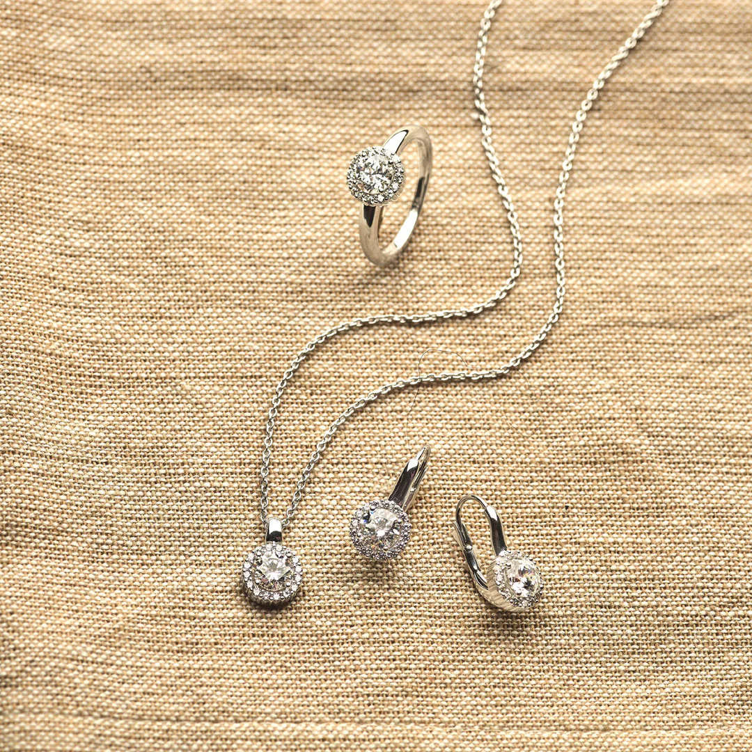 Collier TI SENTO - Argent, zircons (34123ZI)