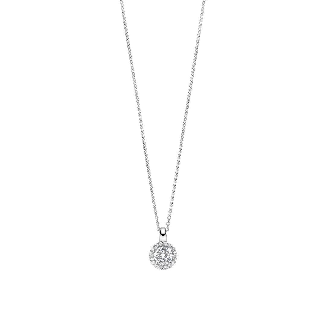 Collier TI SENTO - Argent, zircons (34123ZI)