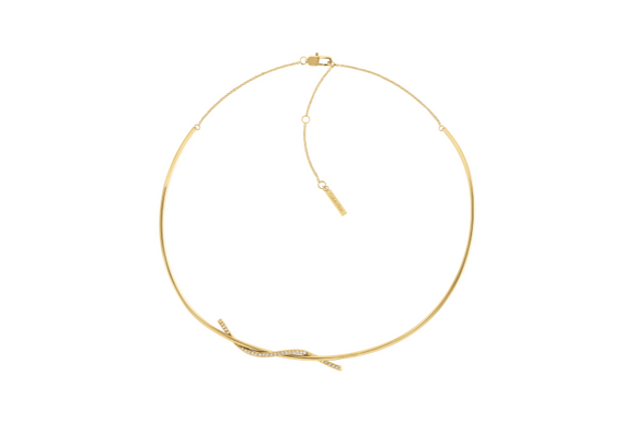 Collier Calvin Klein - Acier Jaune, zircon (35000511)