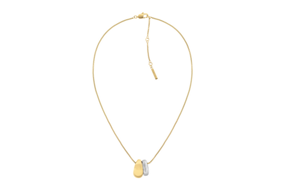 Collier Calvin Klein - Acier Blanc et Jaune (35000617)