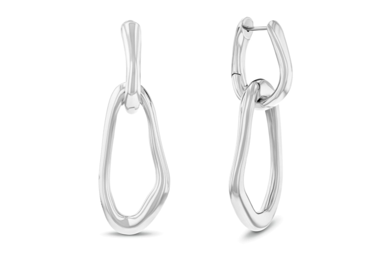 Boucles d'oreilles Créoles Calvin Klein - Acier (35000749)