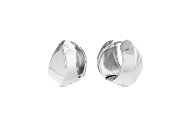 Boucles d'oreilles Créoles Calvin Klein - Acier (35000819)