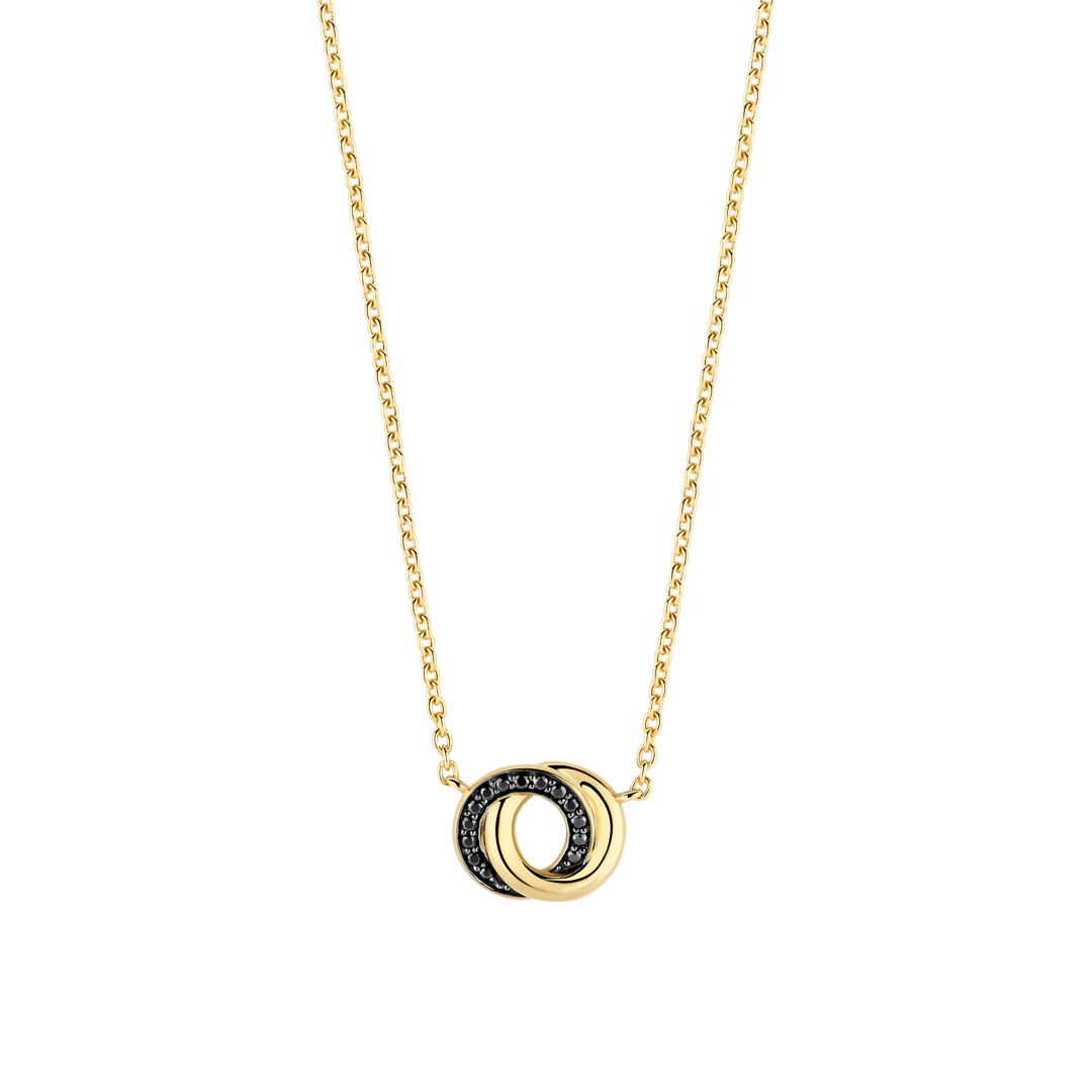 Collier TI SENTO - Argent Bicolore, Zircon (3915BY)