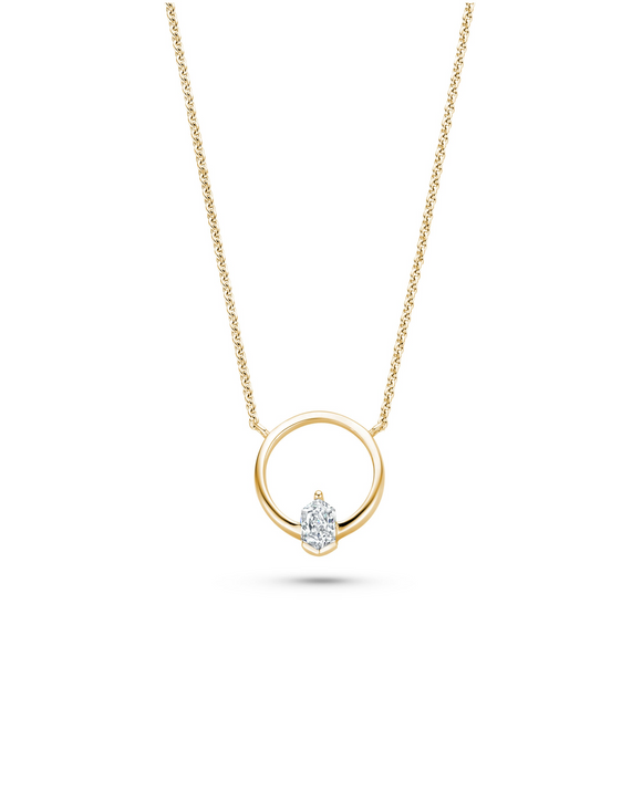 Collier FJF - Icon Crystal, Plaqué or et Zircons (FJF0010014Y)