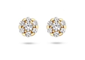 Blush - Boucles d'oreilles - Or Jaune 14k, Zircon (7241YZI)