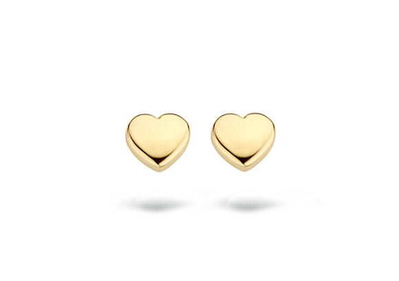 Blush - Boucles d'oreilles cœur - Or Jaune 14k (7245YGO)