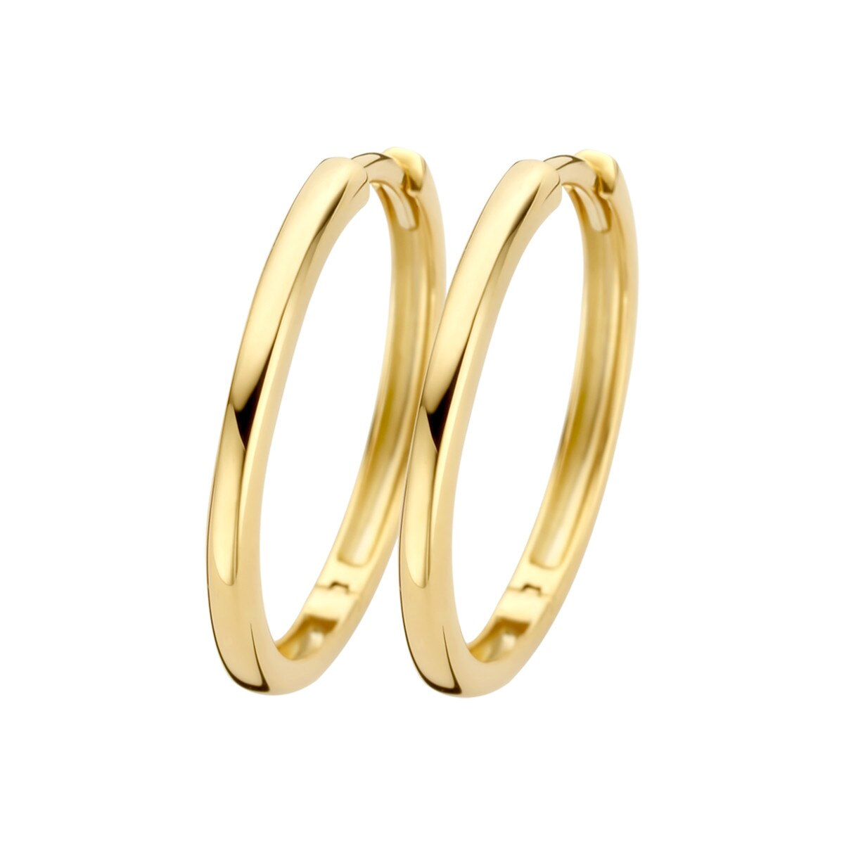 Blush - Boucles d'oreilles créoles - Or Jaune 14k (7274YGO)