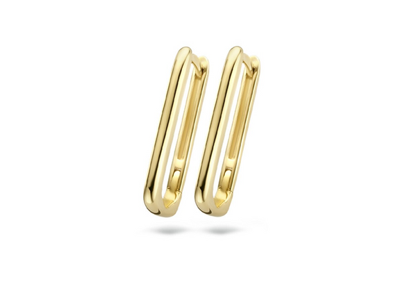 Blush - Boucles d'oreilles créoles - Or Jaune 14k (7295YGO)