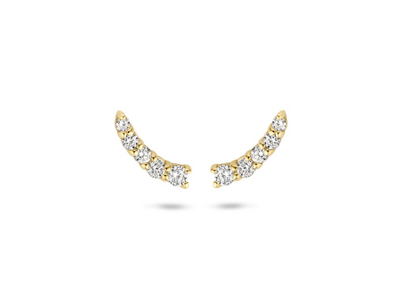 Blush - Boucles d'oreilles - Or Jaune 14k, Zircon (7319YZI)