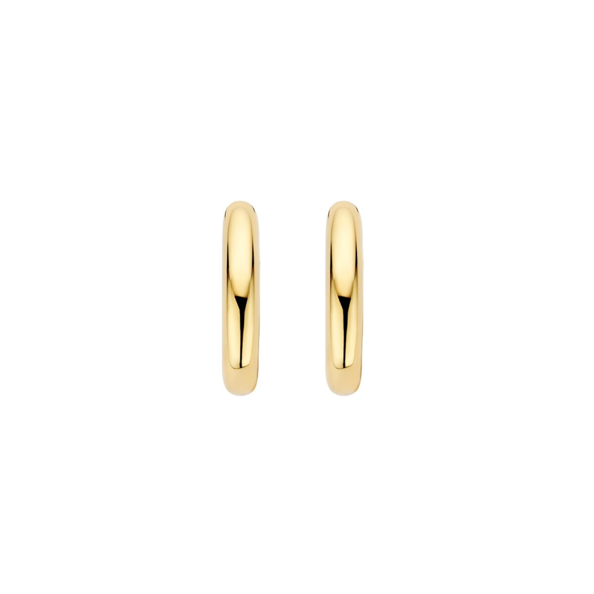 Blush - Boucles d'oreilles créoles - Or Jaune 14k (7398YGO)
