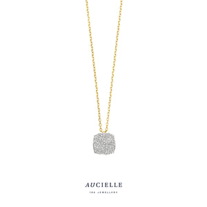 Aucielle - Collier - Pavé, Or Jaune et Diamant (AK0017D/45)