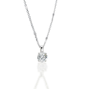 Collier Naiomy - Argent et zircons (B2D02)