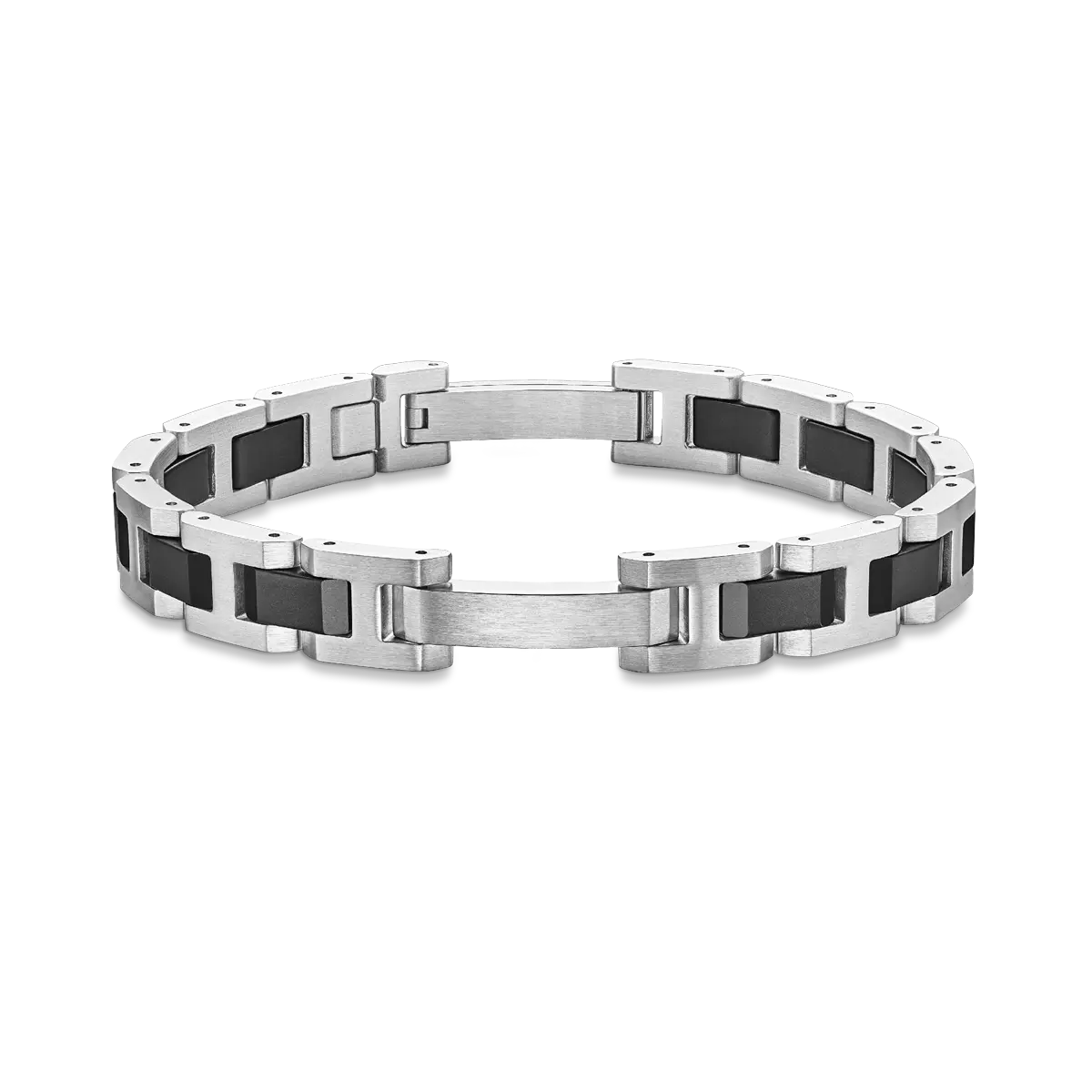 Bracelet Herbelin - Cap Camarat, Acier et Céramique Noire (BCC10ABCN)