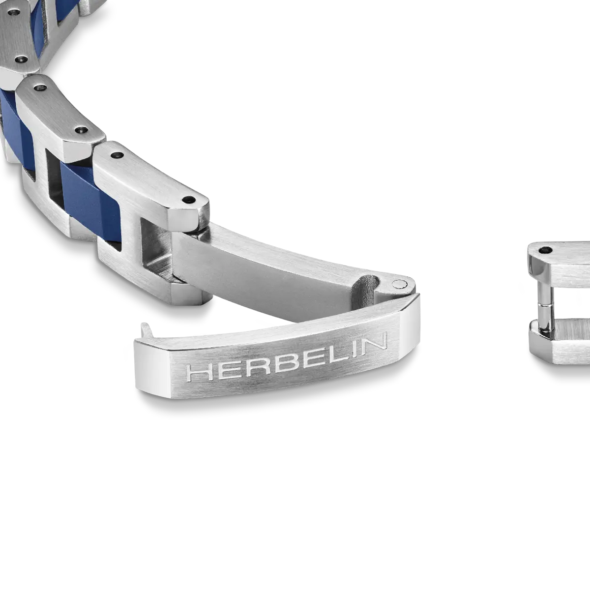 Bracelet Herbelin - Cap Camarat, Acier et Céramique Bleue (BCC8ABCB)