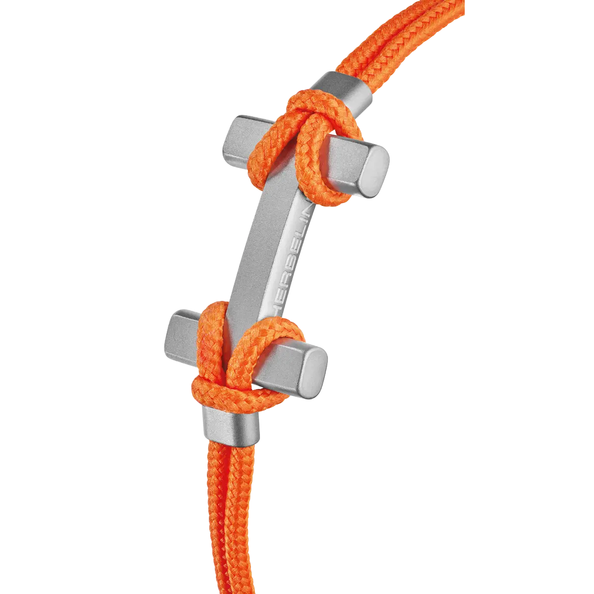Bracelet Herbelin - Amarrage, Titane et Nylon Orange (BH24TLMD)