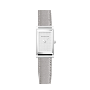 Bracelet montre Antarès Herbelin - Cuir simple gris perle (BRAC17048A57)