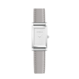 Bracelet montre Antarès Herbelin - Cuir simple gris perle (BRAC17048A57)