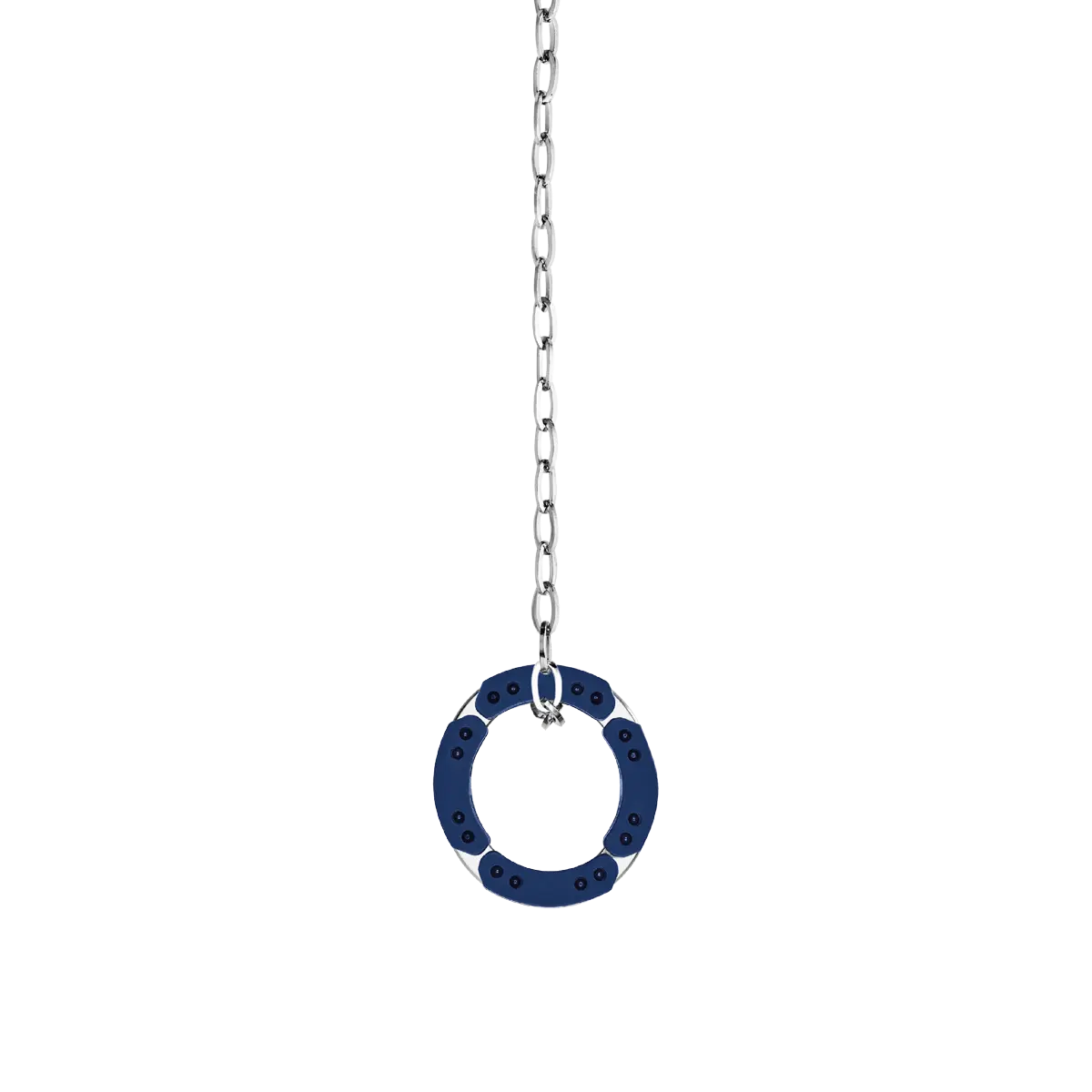 Collier Herbelin - Cap Camarat, Acier et Céramique Bleue (CCC8CBAB)
