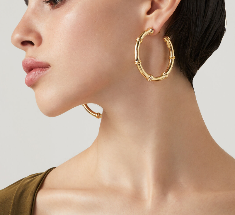 Boucles d'oreilles Giovanni Raspini - Jackie, Plaqué or (11591)