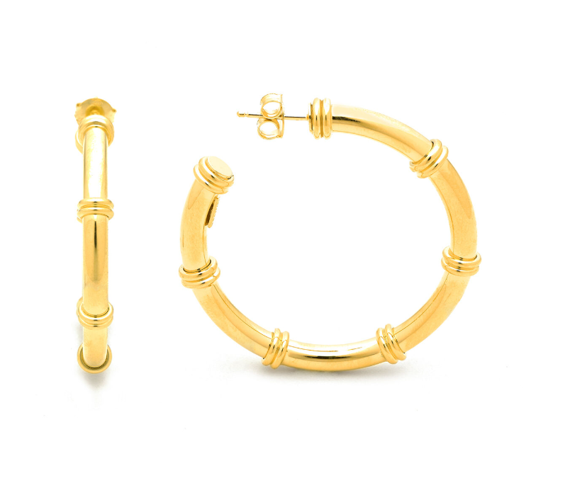 Boucles d'oreilles Giovanni Raspini - Jackie, Plaqué or (11591)