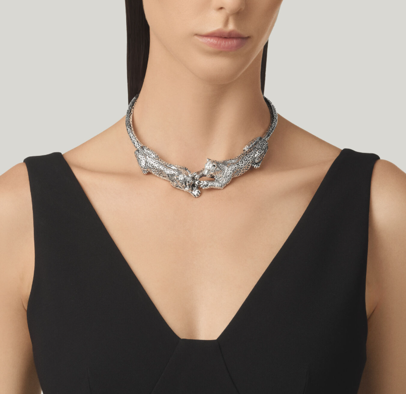 Collier Giovanni Raspini - Léopard, Argent (12270)