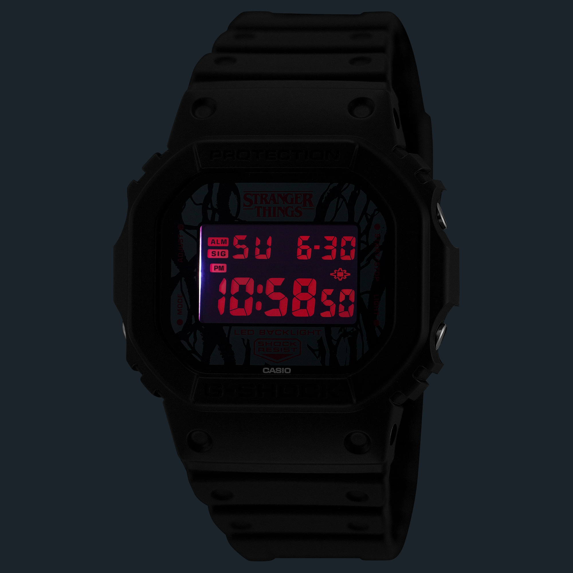 Casio - G-Shock Édition limitée Stranger Things (DW-5600STT-1ER)