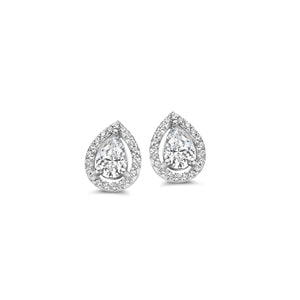 Boucles d'oreilles Naiomy - Argent et zircons (N3R53)