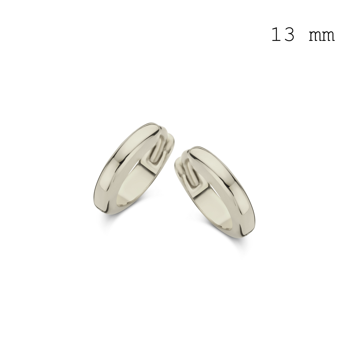 Boucles d'oreilles Naiomy Créoles - Argent (N3W68)