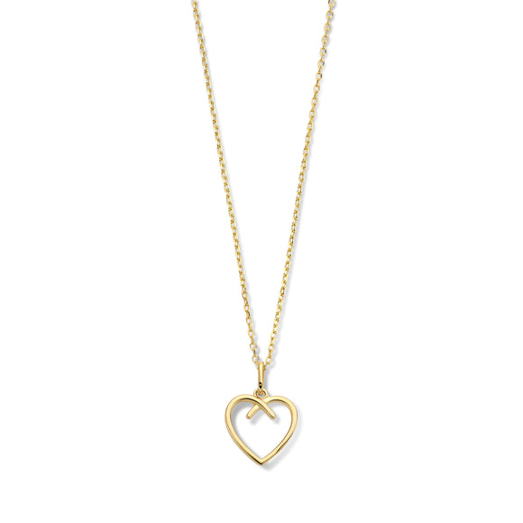Collier Naiomy Coeur - Plaqué Or (N3Z69)