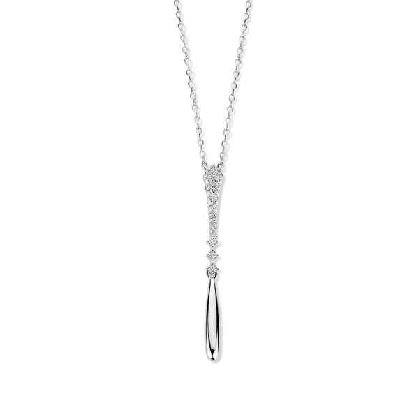 Collier Naiomy - Argent et zircons (N4A55)