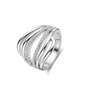 Bague Naiomy - Argent et zircons (N4B53)