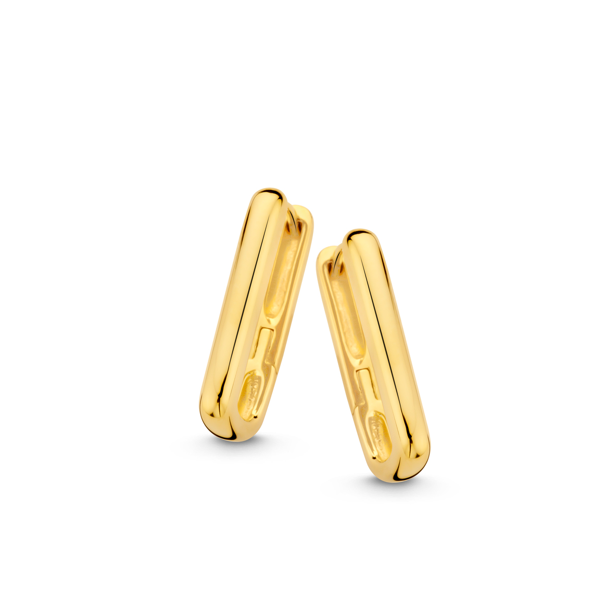 Boucles d'oreilles Naiomy créoles - Plaqué or (N4I62)