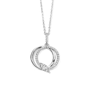 Collier Naiomy - Argent et zircons (N4J55)