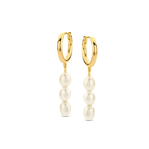 Boucles d'oreilles Naiomy Moments - Plaqué or et perles (N4M68)