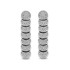 Boucles d'oreilles Naiomy - Argent et zircons (N4O53)