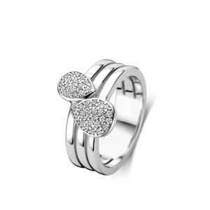 Bague Naiomy - Argent et zircons (N4O60)