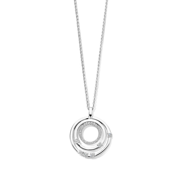 Collier Naiomy - Argent et zircons (N4S52)